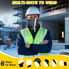 Hi vis reflective neck gaiter 4 pack worn for night running and outdoor work