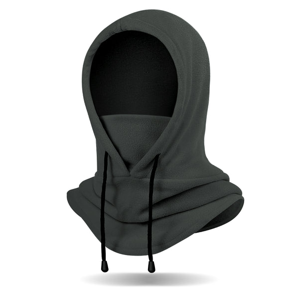 Finvizo Winter Fleece Balaclava Ski Mask | Windproof Adjustable Hood & Neck Warmer for Cold Weather