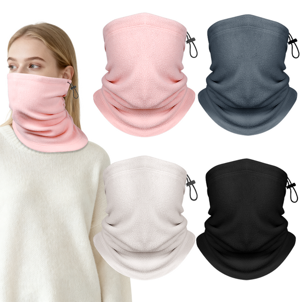 Finvizo Winter Fleece Neck Warmer (4 Pack)